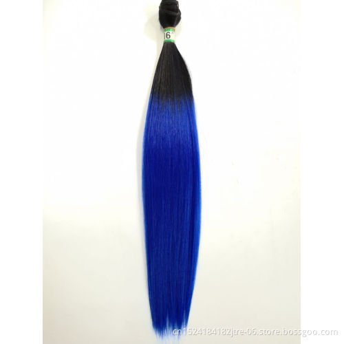 Silky straight synthetic braid hair extension at cheap price